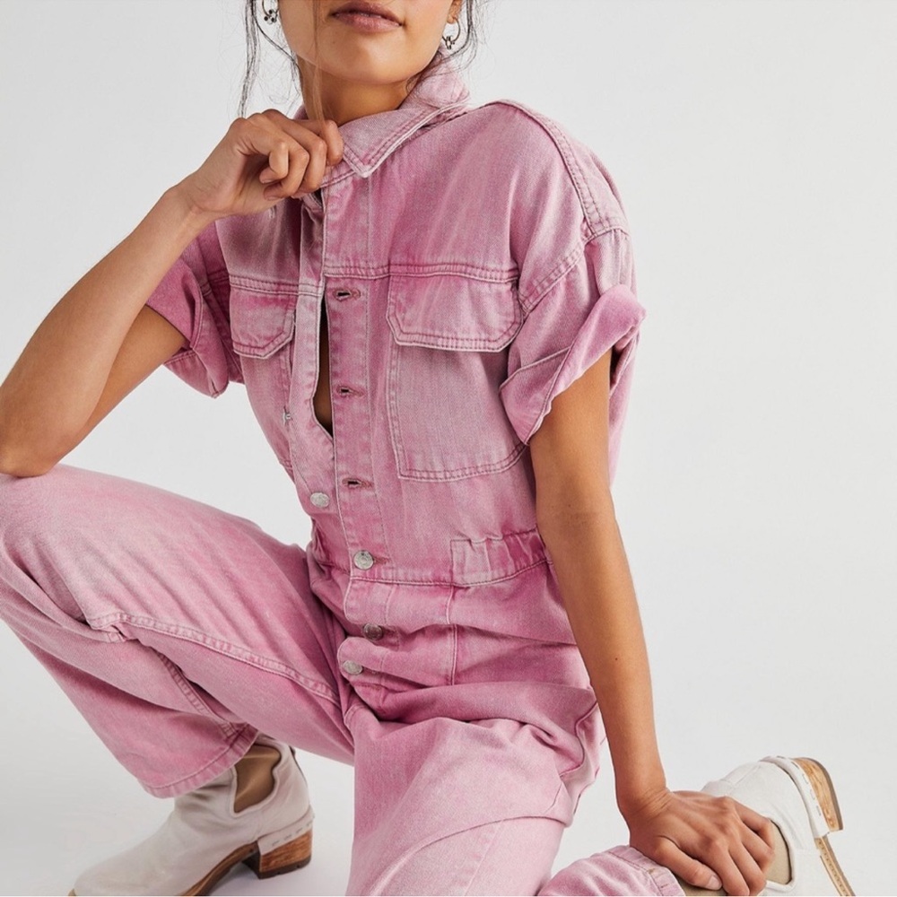 FP Movement by Free People Pink Jumpsuit